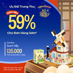 Đồ Chơi Lắp Ráp Mini 6 Cối Xay Gió Bốn Mùa – Mô hình lắp ráp