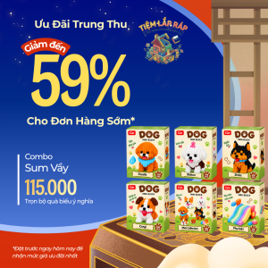 Đồ Chơi Lắp Ráp Cho Bé Hình Chó – Mảnh Ghép Nhiệm Vui
