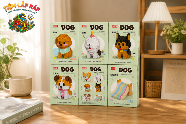 Đồ chơi Blox Fruits mô hình chú chó mini với thiết kế đáng yêu, màu sắc bắt mắt, phù hợp sưu tầm và làm quà tặng cho trẻ em.