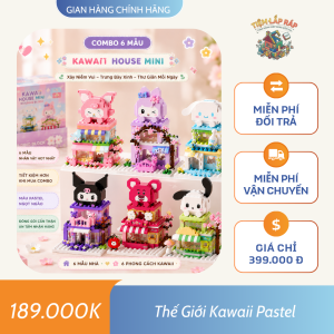 Bộ Sưu Tập Nhà Kawaii Pastel 6 Mẫu
