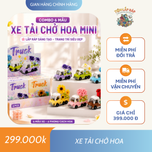 Bộ Lắp Ráp Xe Tải Chở Hoa