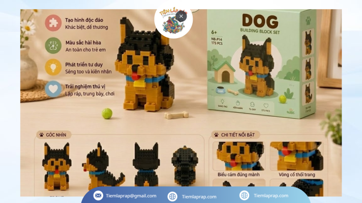 Mô hình giấy lắp ráp 3D sáng tạo