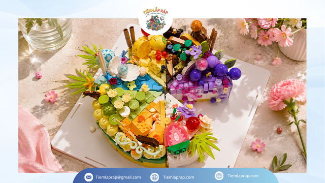 Lego bánh kem - Đồ chơi lego con gái