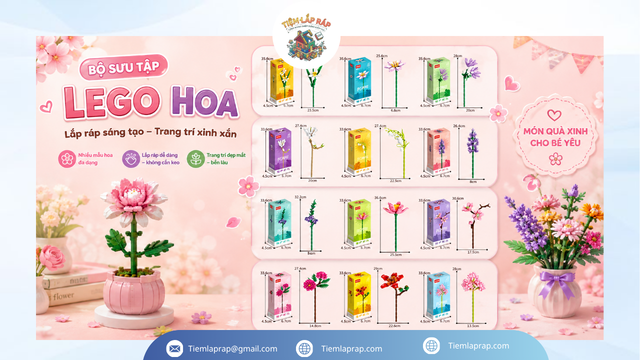 Lego hoa - Đồ chơi xếp hình