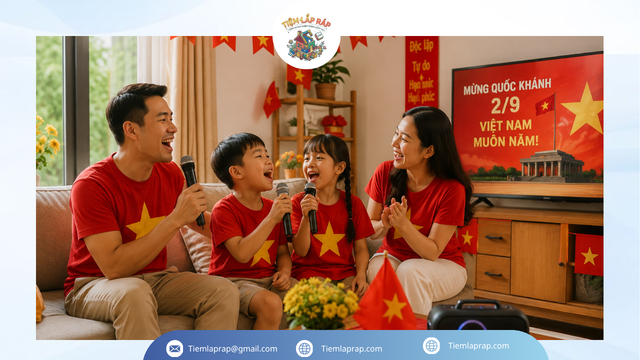 Cùng gia đình hát mừng Quốc Khánh mùng 2 tháng 9 