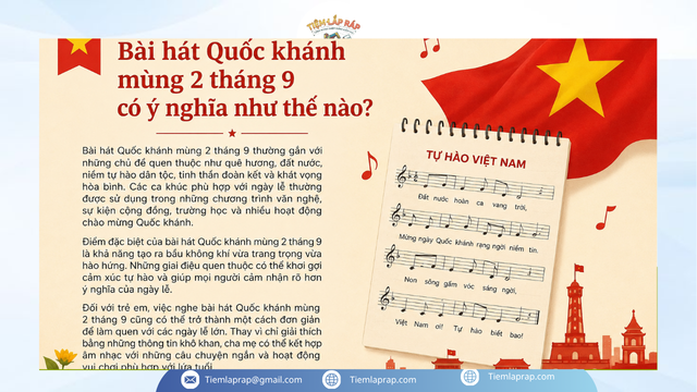 Ý nghĩa bài hát Quốc Khánh mùng 2 tháng 9